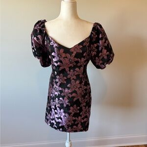 Vici Floral Puff Sleeve Dress